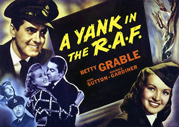 A Yank in the R.A.F.: The story of a naïve young soldier's transformation into a committed patriot, Henry King's wartime romance follows American pilot Tim Baker (Tyrone Power), who somewhat impulsively joins Her Majesty's Royal Air Force in Britain. While he isn't English, he does have an anglophile ex-girlfriend (Betty Grable) he desperately wants to impress. When confronted with the gruesome realities of World War II, Tim reassesses his previous motivations and begins to realize just what's at stake. 1941